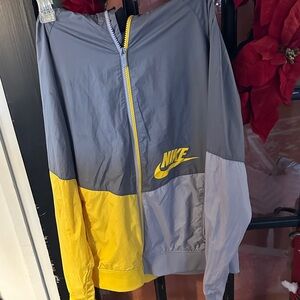 Nike Two-Tone Gray and Yellow Jacket